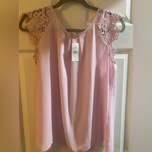 Light purple blouse/tank from loft size small